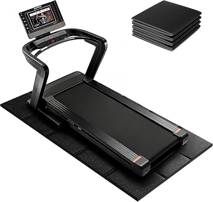 Walking Pad Mat – 79" x 39", 1/4" Thick Non-Slip Treadmill Mat for Carpet Floors & Hardwood, Shock Absorbing Exercise Mat & Under Treadmill Mat for Floor Protection in Home Gym
