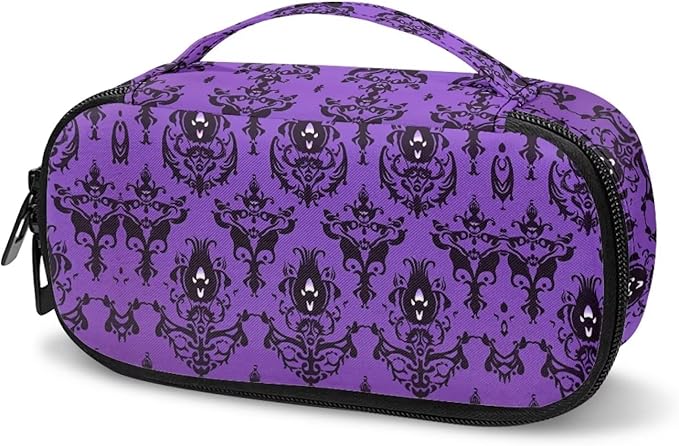 Haunted Mansion Halloween Insulin Cooler Travel Case for Diabetic, Insulin Cooling Case Travel Portable Insulin Pen Carrying Case Cooler Bag Organizer for Diabetic Supplies