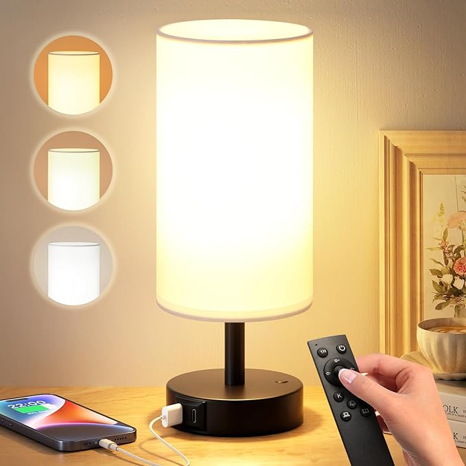 Dicoool Light Therapy Lamp 10000 Lux, Sun Lamp with Remote, Happy Sunlight Lamp, 3 Color Temperature & Stepless Dimming, Daylight Lamp for Home, Office, Decoration Use As Lift Mood, Happy Life