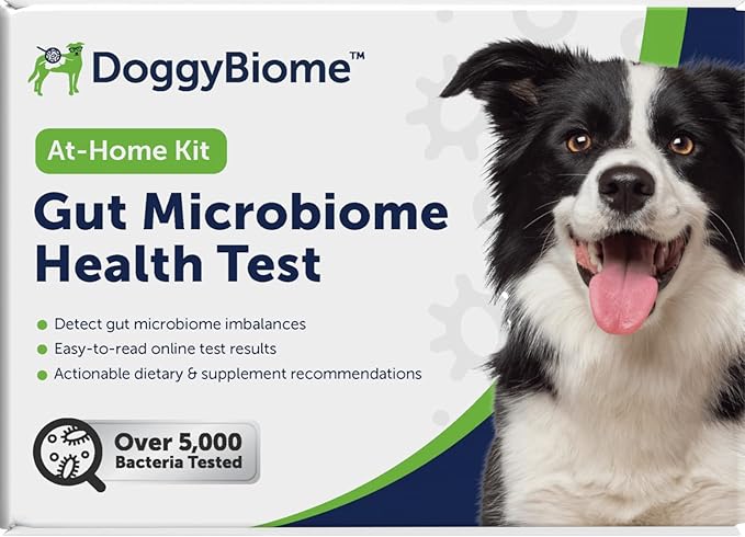 AnimalBiome Dog Gut Health Test – DoggyBiome At Home Stool Testing Kit, Canine Fecal Analysis for Digestive Issues, Diarrhea & Allergy Insights w/Personalized Report & Custom Plan (Dogs in US)