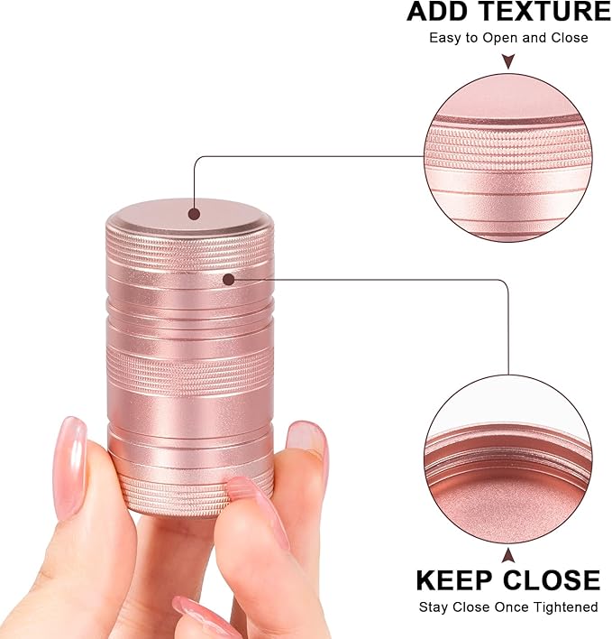 Small Pill Case Metal Pill Container - Waterproof Pill Box for Pocket Purse, Daily Travel Pill Holder 2 Times a Day, Portable Medicine Organizer for Vitamin, Fish Oils, Supplements Pink 1 Pack