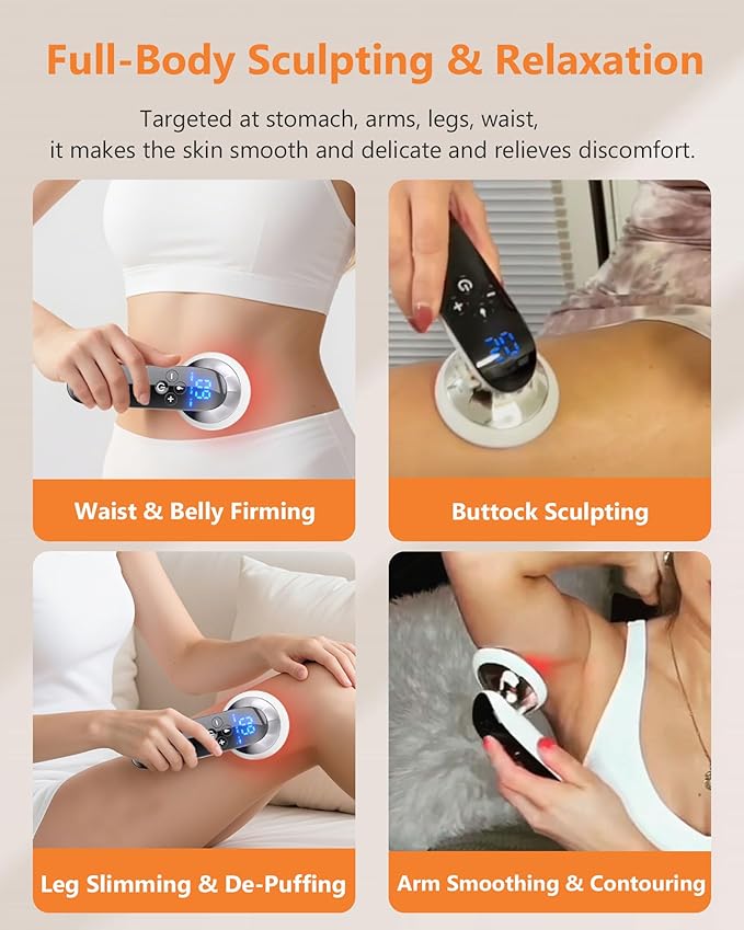 Body Sculpting Machine - Professional Cordless Handheld Body Shaping Massager Tool - Suitable for Belly, Waist, Arms, Leg, Home Tool for Women