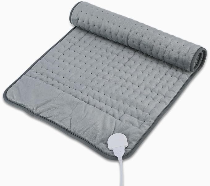 Heating Pad, Electric Heating Pads for Pain Relief and Cramps, 6 Heating Setting, Auto-Off, Machine Washable, Moist Dry Heat Options,Gifts for Women, Men, Older