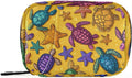 Colorful Turtles and Starfish Travel Pill Organizer Case Box Container Weekly Portable Vitamin Medicine Holder Storage Bag with Zipper Removable
