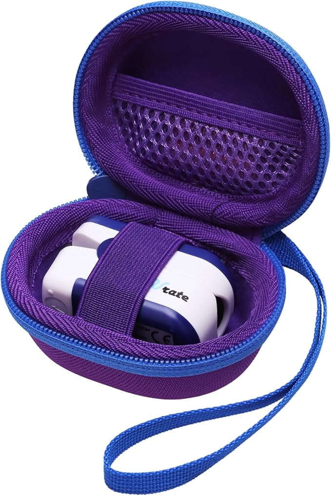 XANAD Pulse Oximeter Case for Zacurate, Innovo, Vibeat, iHealth, Santamedical, Children Fingertip Pulse Oximeter Blood Oxygen Saturation Monitor,Case Only (Purple)