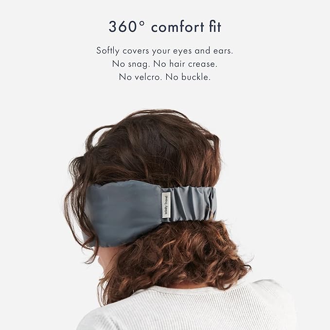 Infinity Travel - Bamboo Sleep Mask - Silky Soft Eye Mask - Comfortable - 100% Light Blocking Night - Machine Washable (Purple)