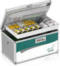 Glosen Medicine Lock Box with Combination Lock,Medication lock box【Large 14x 8.5 x 7.5 Inch】,medical box organizer