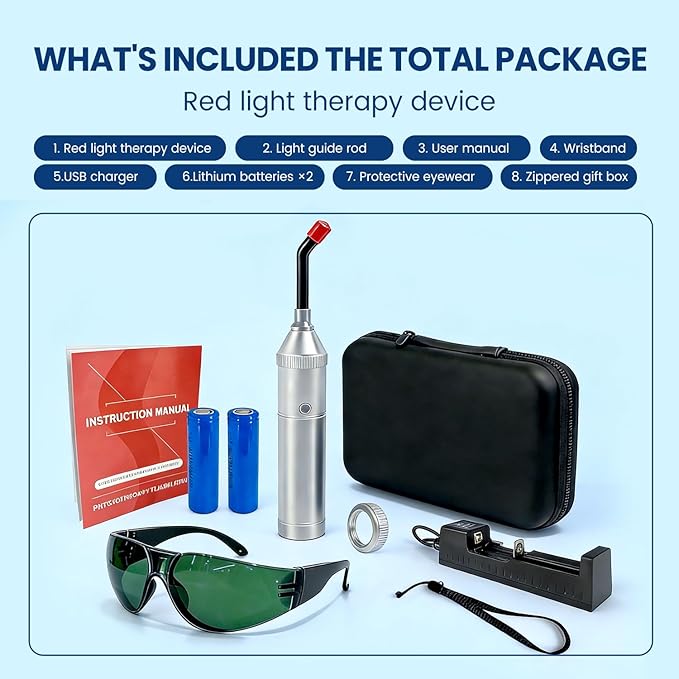 Infrared and red Light Therapy, red Light Therapy Devices for Joint and Muscle Health, Near-Infrared Therapy Suitable for Body, face and Oral Cavity—utilising Five-wavelength Technology.