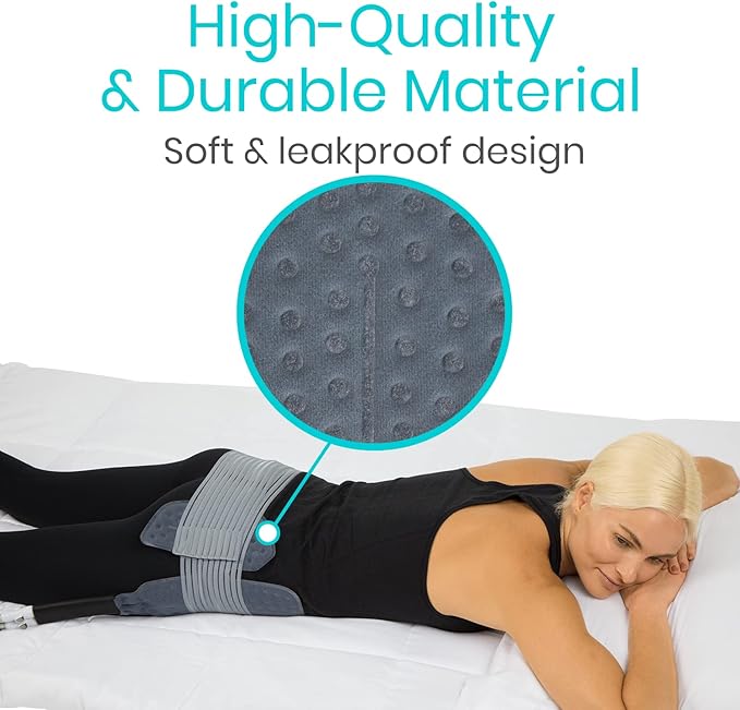 Vive Cold Therapy Machine Replacement Pads for Hip - Flexible Ergonomic Reusable Padding for Ice Cold Therapy - Pain Relief System - Adjustable Device Accessory to Reduce Swelling (Pads Only)