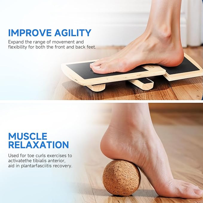 Ankle Balance Board for Ankle Stability & Ankle Rehab, Ankle Strengthener and Balance Trainer for Physical Therapy, Home Exercise, Office Sitting, Seniors