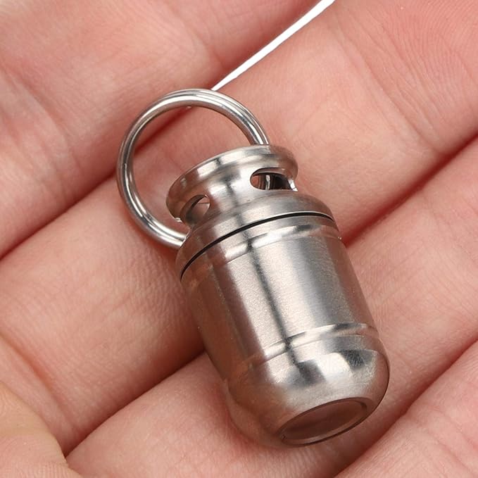 Box Case Alloy Box Case Keychain Holder Container Bottle (s)