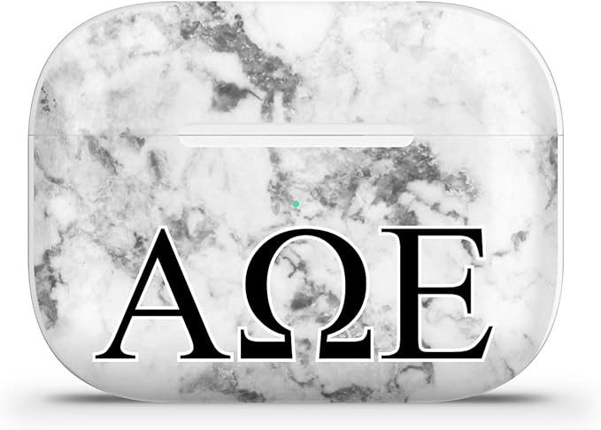 Apple AirPod Pro Skin 3M Custom Vinyl Wraps Decal Sticker Stylish Covers for Protection & Customization for 2019 Model A2190 - Alpha Omega Epsilon