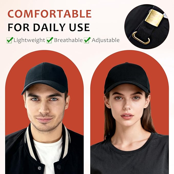 LLLT Laser Hair Growth Cap - 650nm Red Light Therapy for Hair Regrowth, Full Scalp Coverage Treatment for Men & Women with Thinning Hair, Portable & Hands-Free, Black