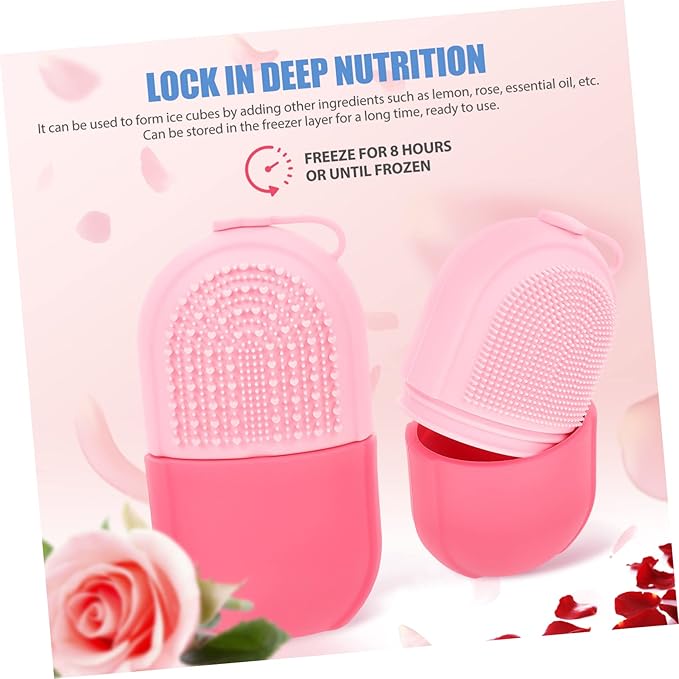 Baluue Silicone for Facial Massage Skin Tool for Puffiness Relief and Pore Minimizing for Cooling and Sunburn Recovery