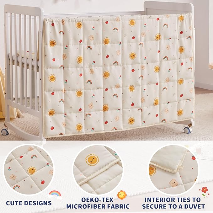 anfie Weighted Blanket Kids (36"x48" 5lbs) Weighted Blanket Cooling Blanket for Sleeping,Throw Size Breathable Blanket with Premium Glass Bead(Beige Sun)