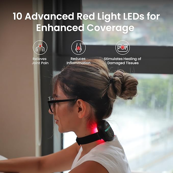 Red Light Therapy Module, PRUNGO 650nm red Light and 850nm Infrared Polarized Light Device to relieves The Pain for Wrists, Ankles, Knees and Other Joints or Muscle Areas of The Body