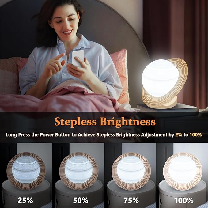 10000 Lux Sun Lamp with 3 Color Temperatures, Adjustable Brightness, 4 Timer & Memory Function, Sunlight Lamp with Remote Control for Home, Happy Life (Gold)