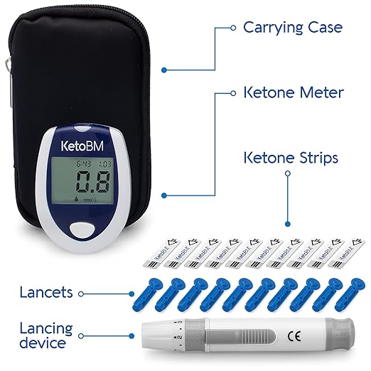 KetoBM Blood Ketone Meter Kit
