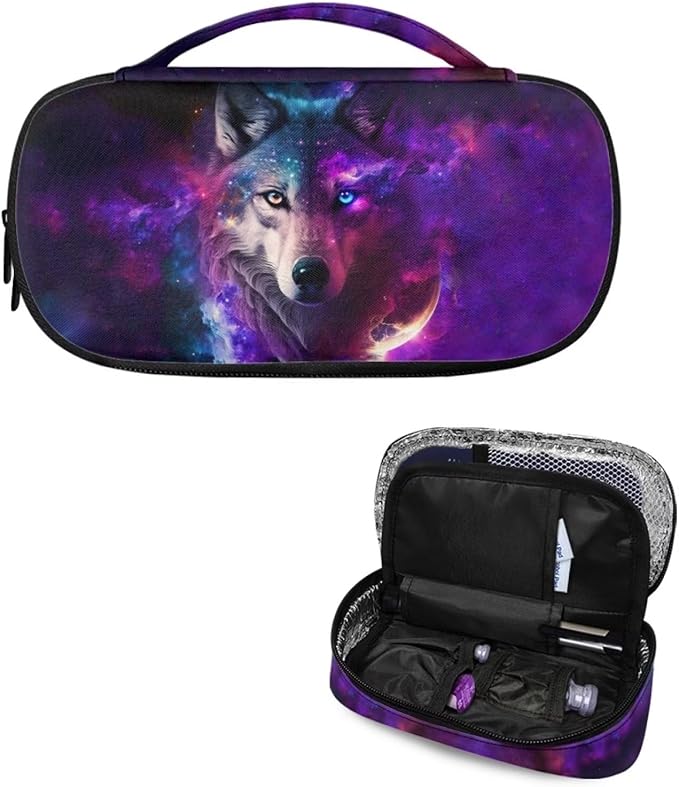 Space Wolf Portable Insulin Cooler Travel Case, Insulated Diabetic Bag Medication Cooler Bag for Insulin Pens and Blood Glucose Monitor Supplies