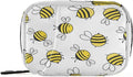 xigua Flying Bumble Bees Pill Cases Bag Portable Pill Box Storage Bag, Travel Medicine Organizer, Zippered Pill Case for Medicine Storage and Organizing