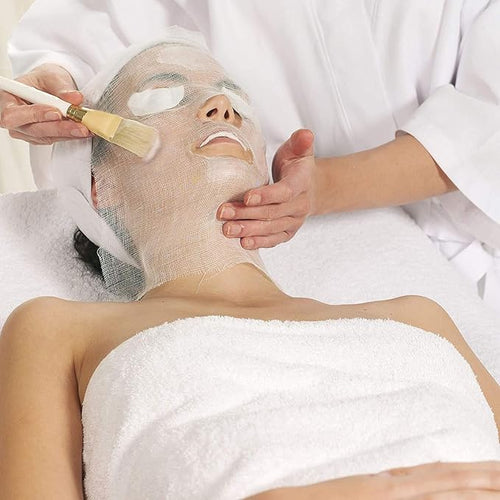 100% Cotton Gauze Facial Mask for Facial Spa, High Frequency Treatments, Skin Care, Case of 1000