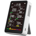 Professional Indoor Air Quality Monitor with AQI Alerts, Portable Real-Time Detector for Home, Car, Plants & Pets