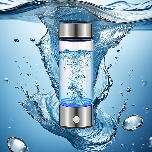 Hydrogen Water Bottle, Portable Hydrogen Water Bottle Generator with SPE PEM Technology Water Ionizer, Hydrogen Water Machine Improve Water for Home, Office, Travel, Exercise
