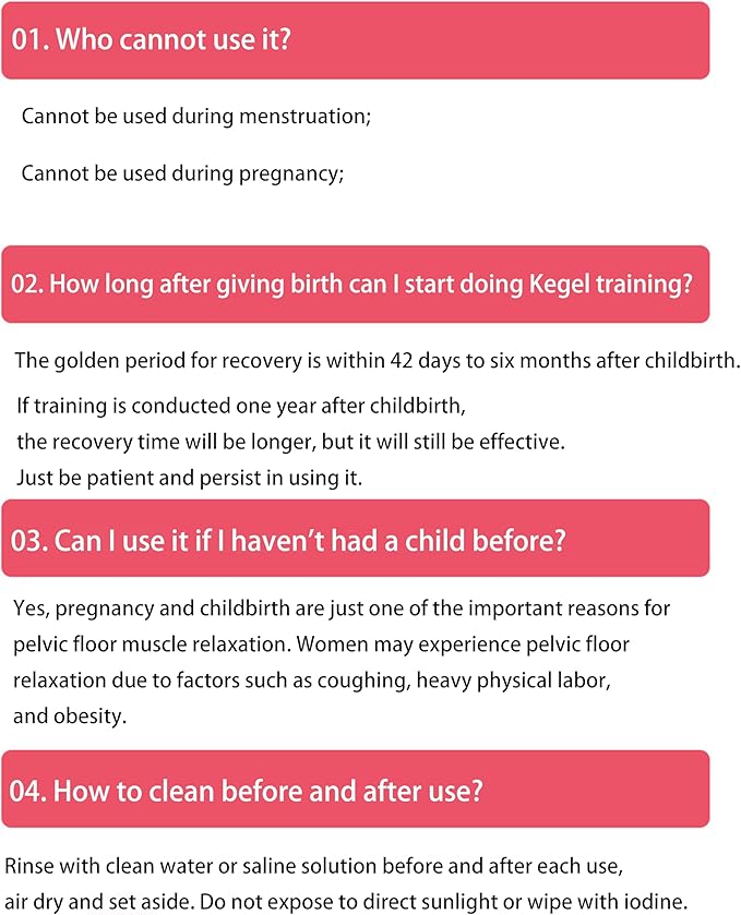 6PCS Advanced Kegel Training Set, Kegel Exercises Weight Control, Integrated Design, Food Grade Silicone: Kegel Exercise System, Pelvic Floor Exercises
