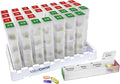 Medcenter Monthly Pill Box Organizer HSA/FSA, 4 Times a Day, Extra Large 31 Daily Pill Cases with Compartments for Vitamins, Supplements, Medication, 31 Day Pill Organizer