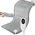 La Phaze Heating Pad for Back, Neck & Shoulder Pain Relief | 9 Heat & 4 Timer Settings | Fast Heating, Machine Washable Cover | for Home & Office Use (17x33 Inches)