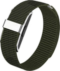 HSWAI Sport Nylon Loop Compatible with Hume Band Replacement, Soft Breathable Lightweight Strap Wristband for Hume Health Band Fitness Tracker Women Men