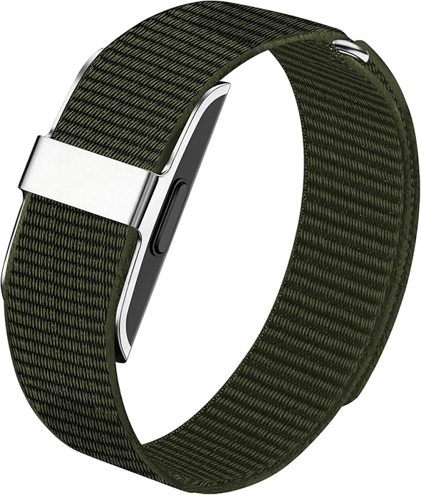 HSWAI Sport Nylon Loop Compatible with Hume Band Replacement, Soft Breathable Lightweight Strap Wristband for Hume Health Band Fitness Tracker Women Men