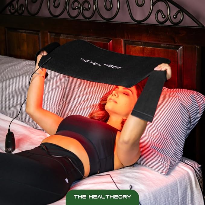 Red & Infrared Light for Body - Infrared LED Belt, Beauty, Shoulder, Waist & Muscle - 660nm & 850nm Near Infrared LED Light Therapy with Timer & Remote Control