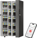 360-Key Smart Key Lock Box Wall Mount – Commercial Key Cabinet with App, Keypad, Bluetooth & WiFi Unlock (Sold Separately), Access Log Tracking, Key Management System for School, Office