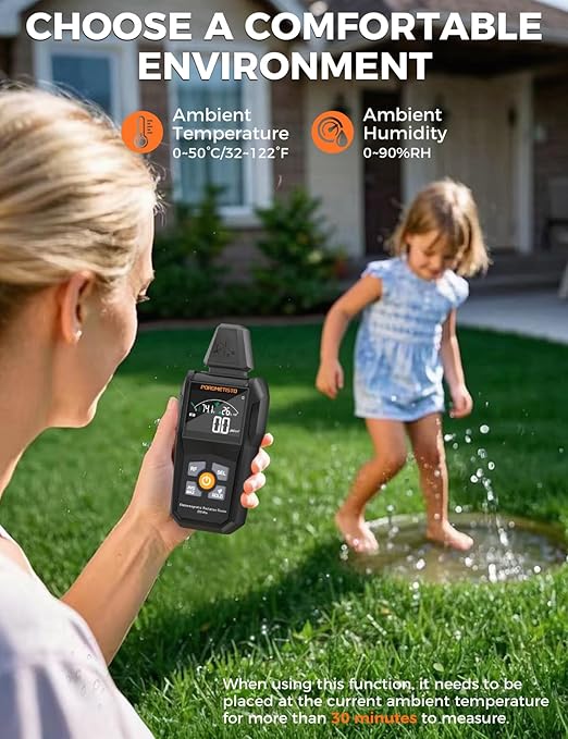 EMF Meter Radiation Detector, ET01Pro EMF Detector, 5-in-1 Electromagnetic Field & Radio Frequency Detector for Home Use & Office EMF Inspections,Ghost Hunting Equipment