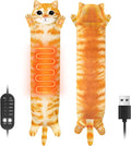 Cat Heating Pad for Period Cramps Menstrual Pain Relief, Portable Electric Heat Pads USB Powered, Cute Stuff Stuffed Animals Funny Gifts for Women Teen Girls s Cat Lovers Birthday Easter Christmas