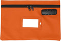 Medicine Bag with Lock | 12x8 Inch Med Bag | Medication Bag for Traveling | Small Medication Travel Bag | Kids Medicine Bag | Pills Locking Zipper Pouch Storage Case Organizer (Orange)