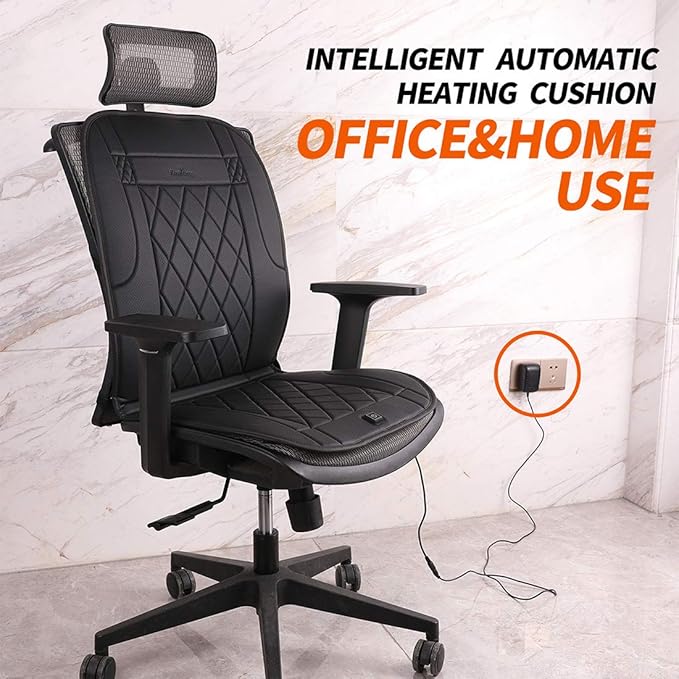 Heated Seat Cushion with Pressure-Sensitive,Heating Chair Pad for Home, Office and More
