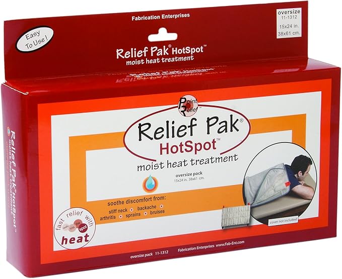 Relief Pak Moist Heat Packs, (D) Oversize, 15" x 24"