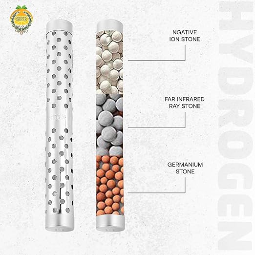 Alkaline Hydrogen Water Ionizer Stick – Stainless Steel Portable pH Booster & Mineral Water Enhancer by Organic Greek®