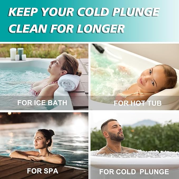 Water Ozone Generator for bathtubs with Timer, 1000mg/H Ozone Bubbler Keep spa Pool Clean,Ozone Generator for Water Portable Ozonator Tub Accessories