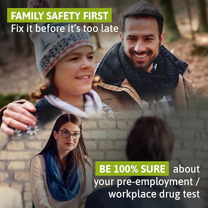 Exploro 7 Panel Drug Test Kit – at Home Urine Drug Test for THC, Cocaine, Opiates, Amphetamines, Benzodiazepines, MDMA & Methamphetamines – Easy & Accurate at Home Drug Testing Strips (Pack of 5)
