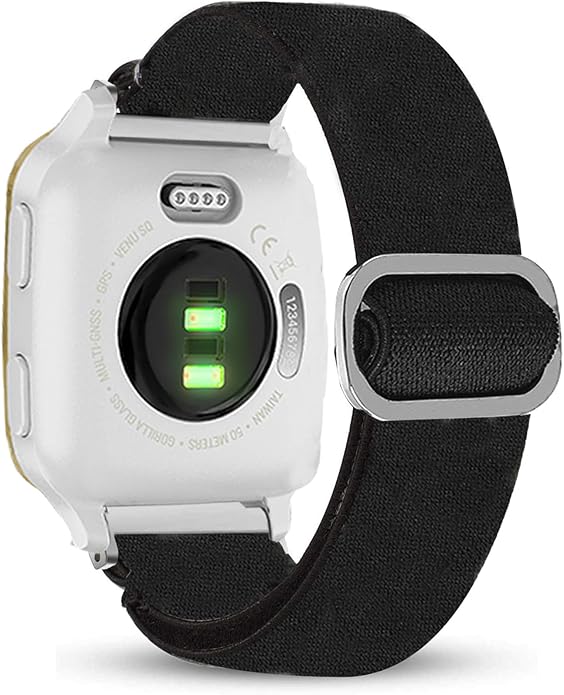 Lamshaw Compatible for Embr Wave 2 Band, 18mm Stretch Elastics Nylon Adjustable Replacement Strap Accessories Compatible for Embr Wave 2 Thermal Wristband
