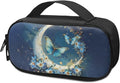 Blue Butterfly Moon Insulin Cooler Travel Case for Insulin Pen Sturdy Medical Cooler Bag Insulin Storage Bag for Diabetes and Other Diabetic Supplies for The Daily Life and Trip
