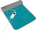 Heating Pad for Period Cramps, Heating Pad for Back/Neck/Shoulder Muscle Pain, 6 Heating & 4 Timer Setting, Auto Shut Off, Moist Heat & Machine Washable, Birthday Christmas Gifts for Women Mom, Cyan