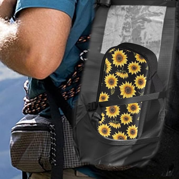 Sunflowers Insulin Cooler Travel Case Diabetic Insulated Organizer Lightweight Cooling Travel Bag for Insulin Pen and Medication Diabetic Supplies Easy to Use and Carry