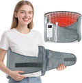 MELCAM Heating Pad for Back Pain Relief, 12"x24"+20" Large Electric Heating Pad for Period Cramps with Belt, 6 Heats Levels & 4 Timers, Auto Shut Off, Machine Washable, Gifts for Women Men Mom Dad