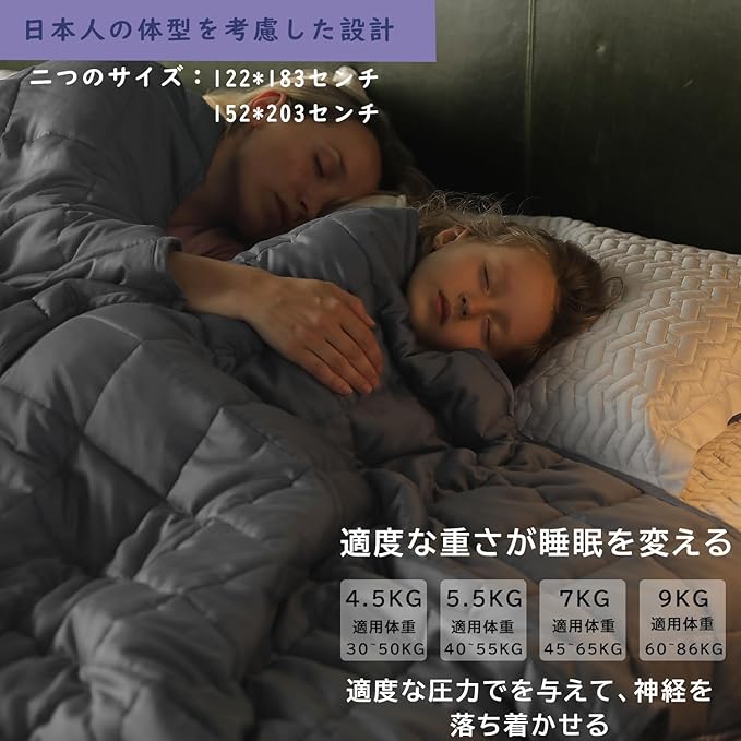 YnM 12lbs Weighted Blanket for Adults, Breathable Heavy Bed Throw Blanket with Cooling Glass Beads for All Season Use, Ideal for ~110lbs (48x72 Inches, Twin/Full, Dark Grey)