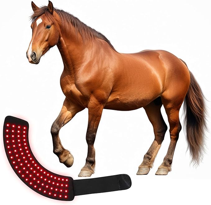 LED Red Light Therapy Device for Horse Hoof, Horse Near Infrared Therapy Wrap Portable Deep Light Therapy for Horse Wounds and cuts Joint Pain Relief