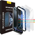 Screen Protector for iPhone 16 Pro[6.3 Inches],3RD Colorless Anti-Blue Light Tempered Glass Films,HD Clear, 9H Hardness, No Bubbles, Case Friendly 2 Pack